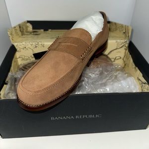 Brown Banana Republic loafers